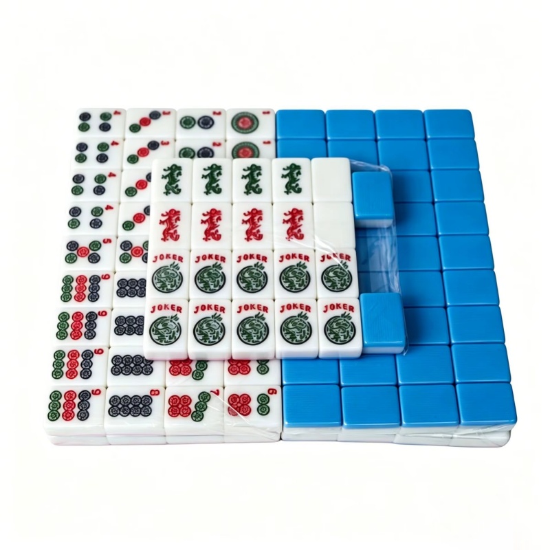 160-Piece American Mahjong Tile Set – Handcrafted Acrylic Mahjong Tiles